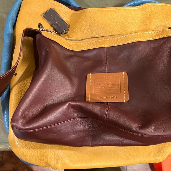 Coach Bandit Hobo Bag Goldenrod Multi Leather - Picture 7 of 13